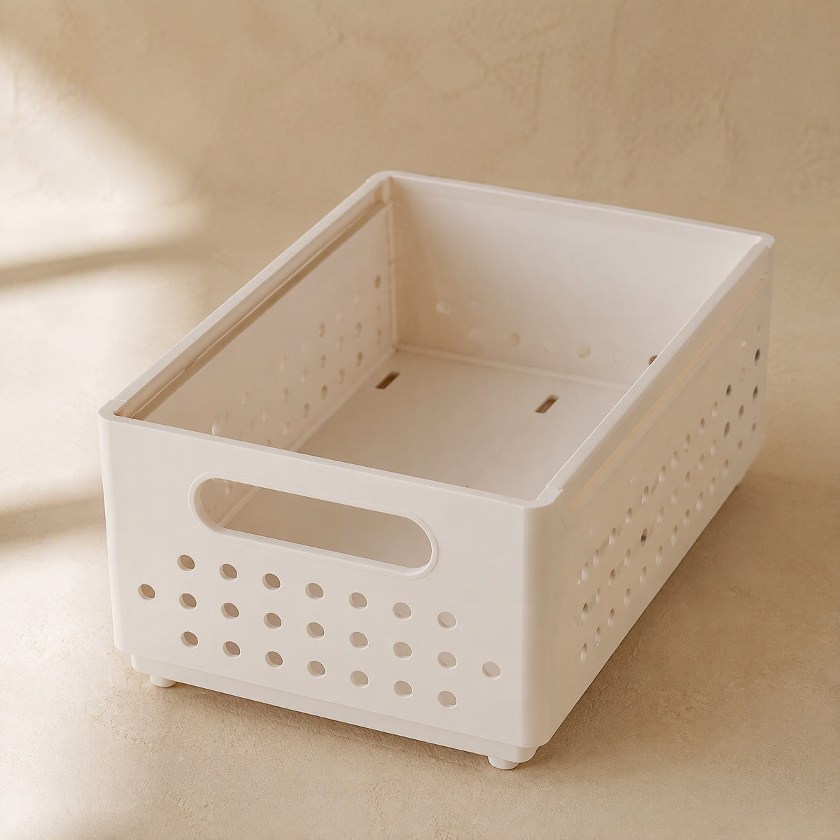 Cabinetuck™ Plastic Cabinet Storage Box, material and detail close-up