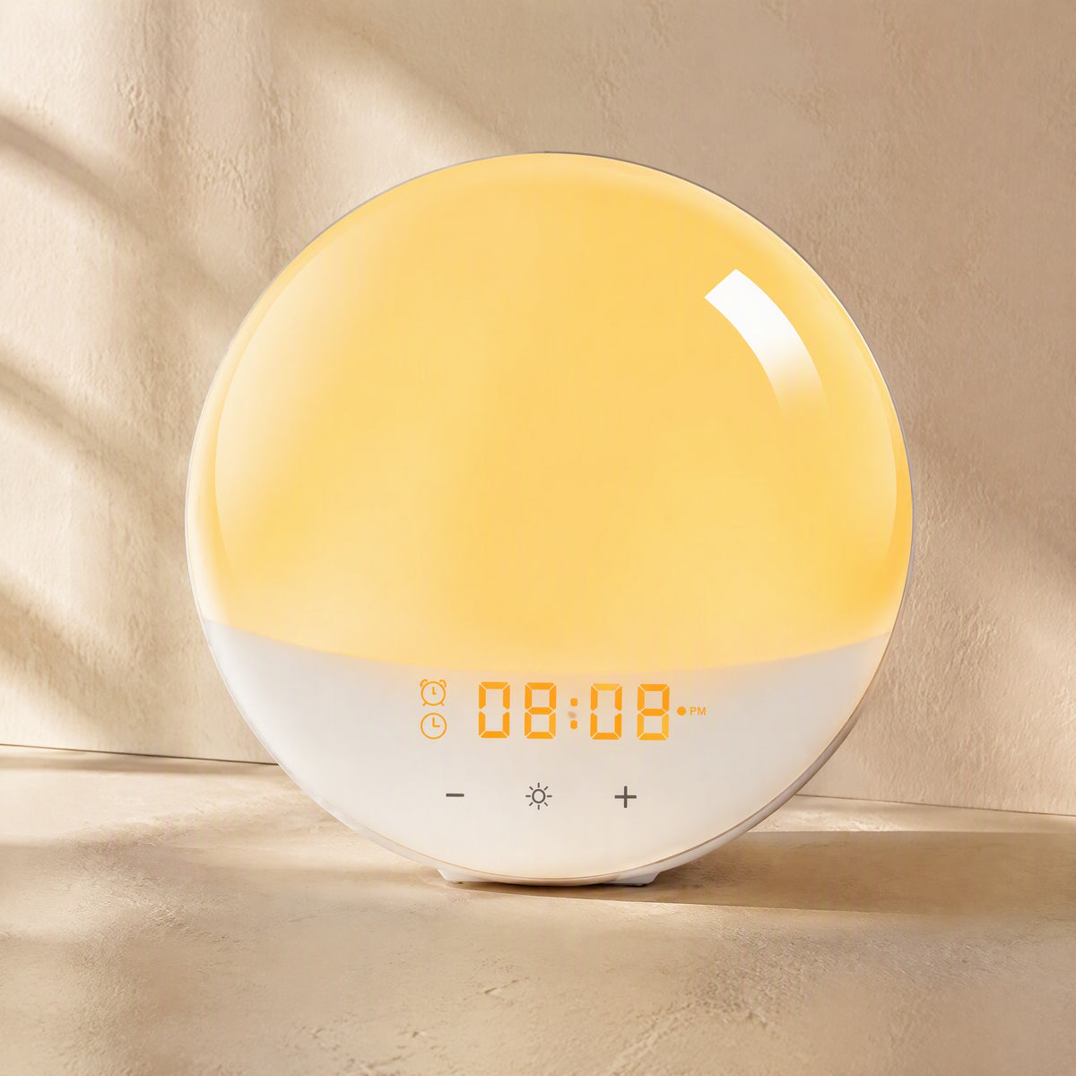 Sunshift™ Color Changing Sunrise Alarm Clock, material and detail close-up