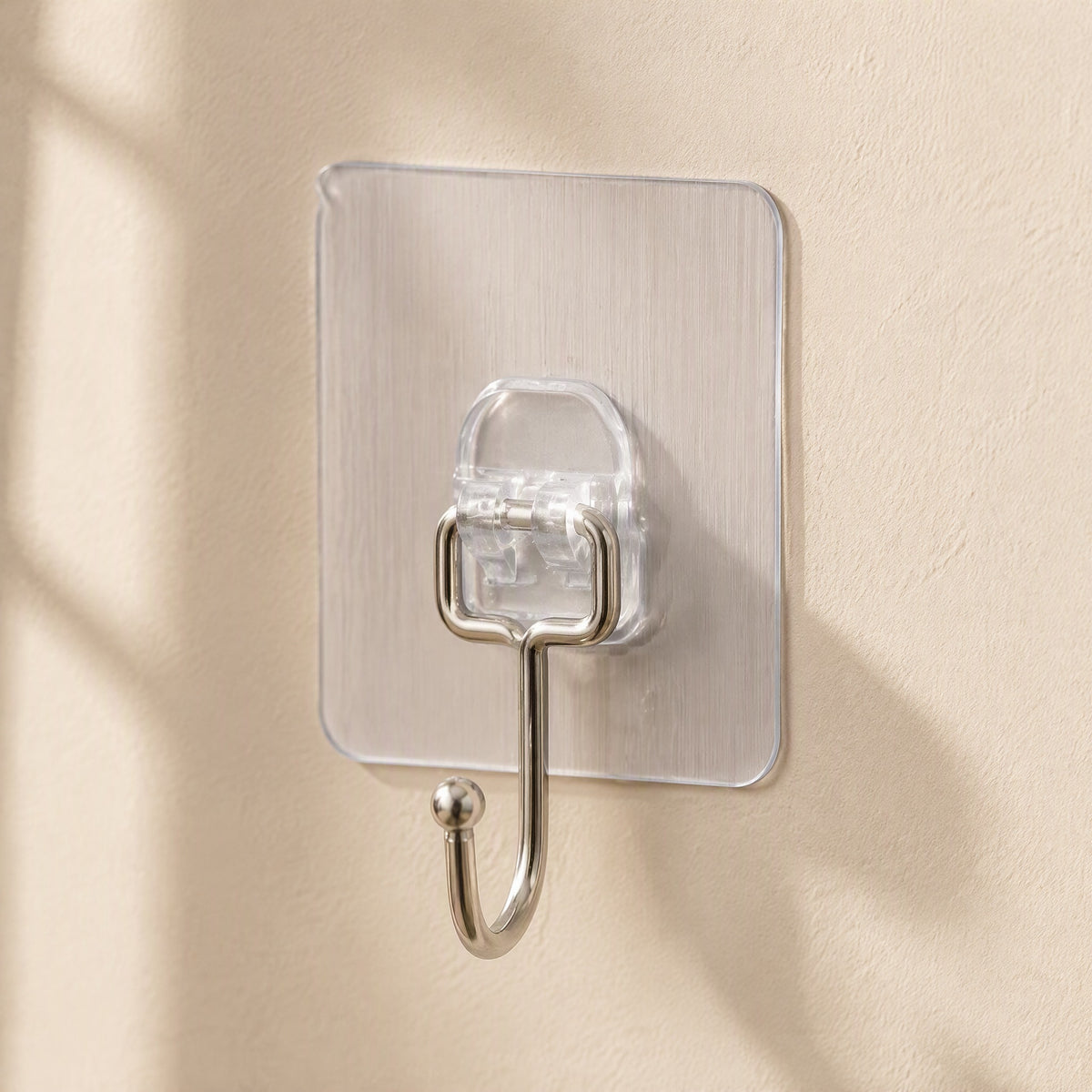 Loadhold™ Adhesive Wall Hook With 10kg Load Capacity, material and detail close-up