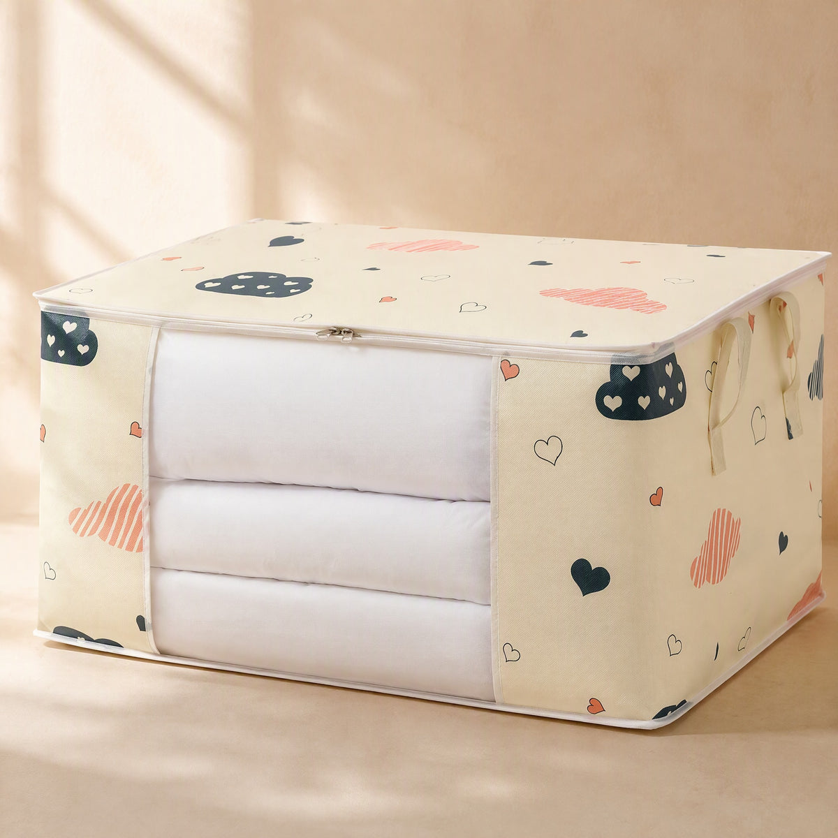 Quiltpack™ Non-Woven Quilt Storage Bag, material and detail close-up