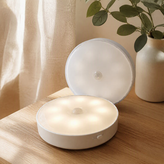Walklit™ Human Body Sensor Night Light in a calm home setting