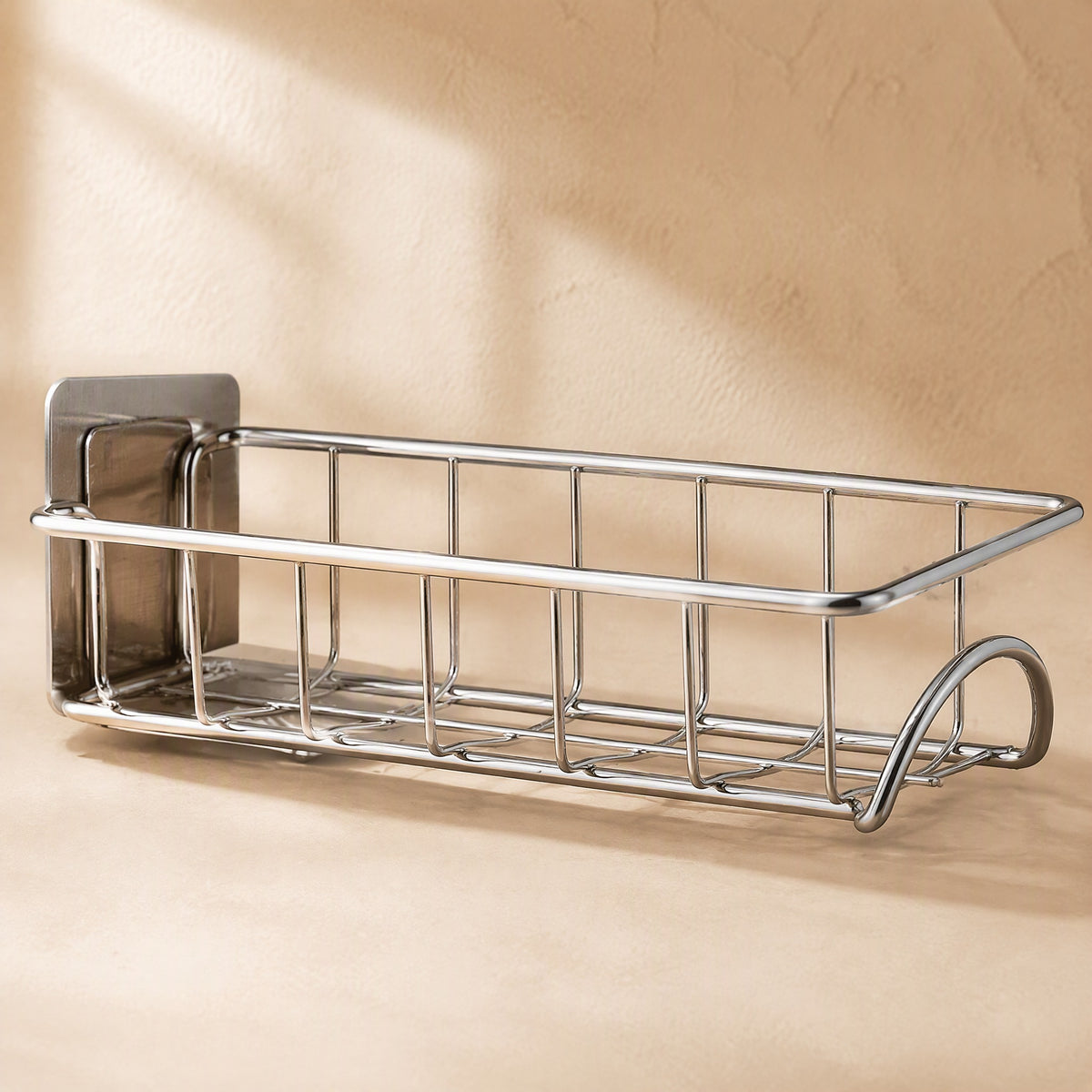 Sinkperch™ Stainless Steel Faucet Sink Rack, material and detail close-up