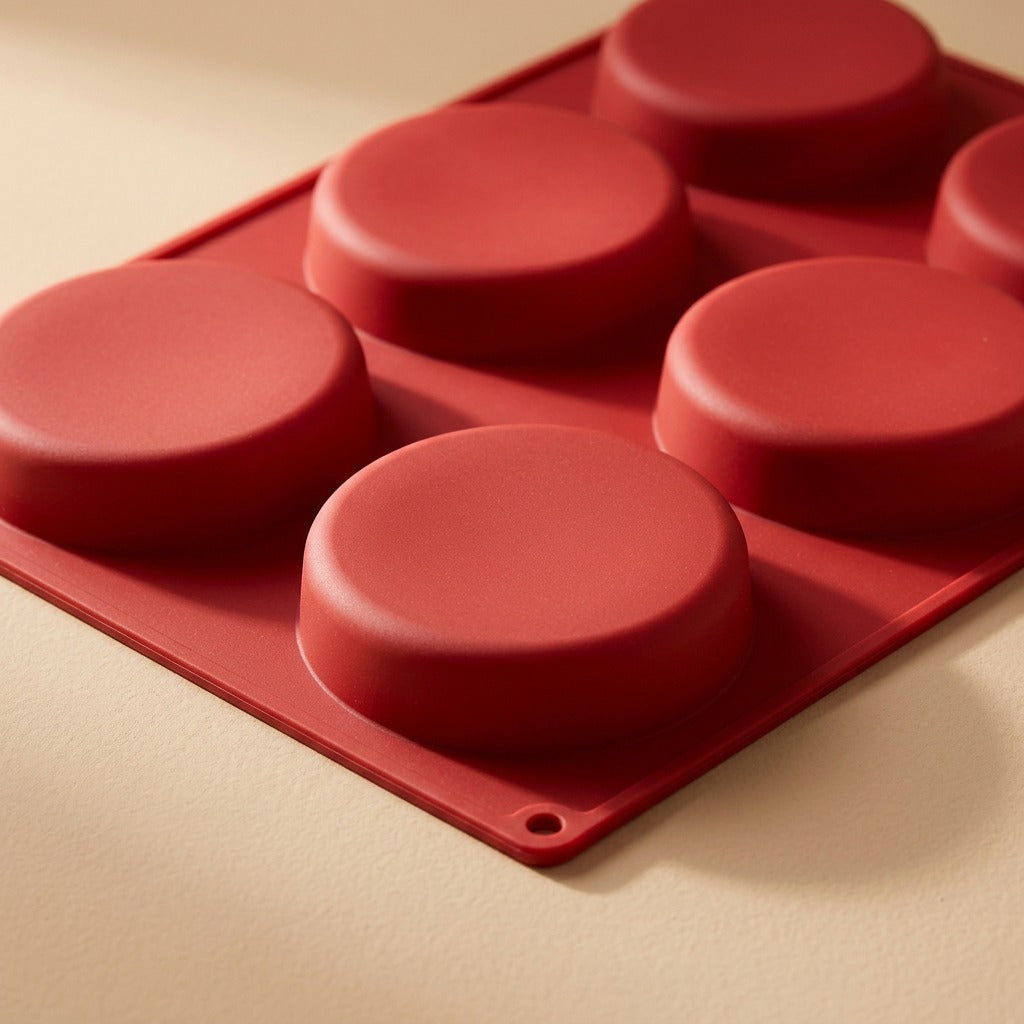 Bendbake™ Silicone Cake Mold With Irregular Shape, material and detail close-up