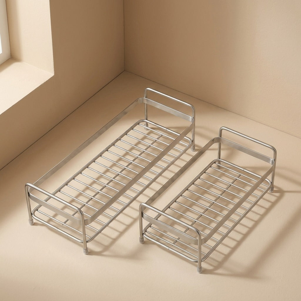 Shinespan™ 304 Stainless Steel Bathroom Storage Rack