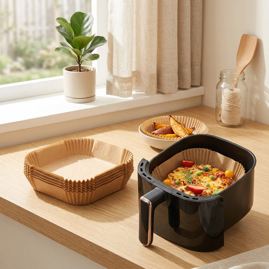 Parchglide™ Air Fryer Baking Paper in a calm home setting