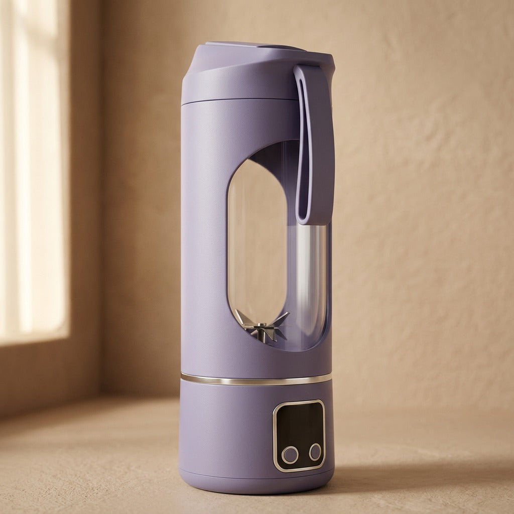 Blendview™ Digital Display Portable Juicer, material and detail close-up