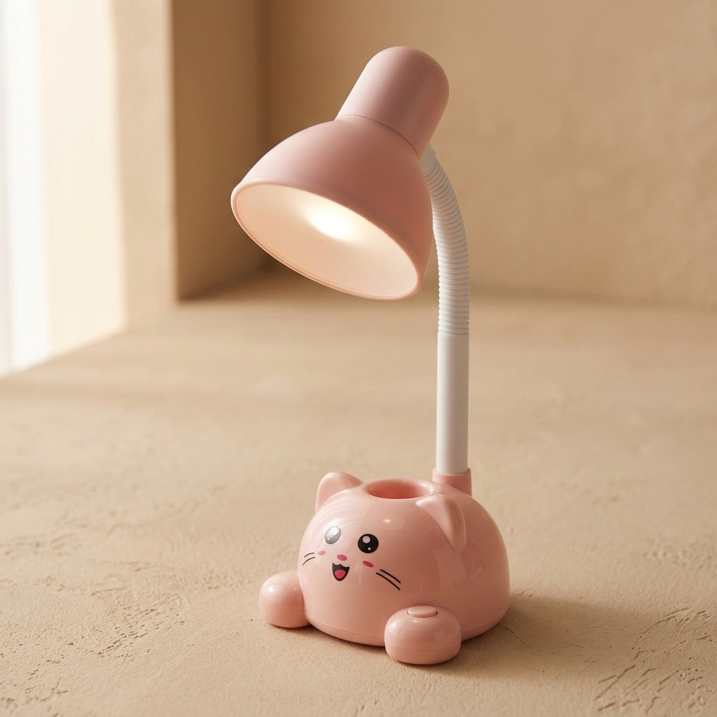 Toonglow™ LED Cartoon Desk Lamp, material and detail close-up