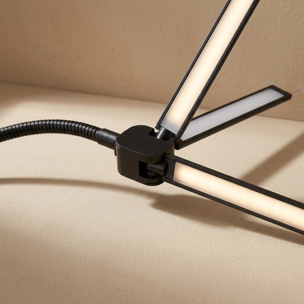 Twinlight™ Dual-Head USB Desk Lamp, material and detail close-up