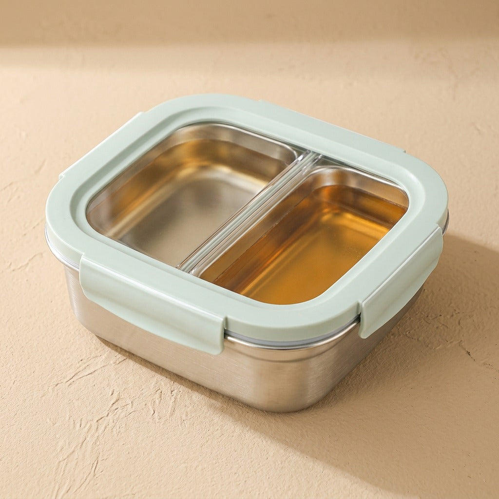 Freshhold™ 316 Stainless Steel Food Storage Box, material and detail close-up