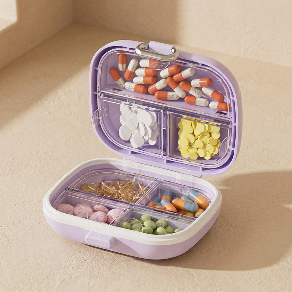 Daykeeper™ Seven-Day Pill Organizer Box, material and detail close-up