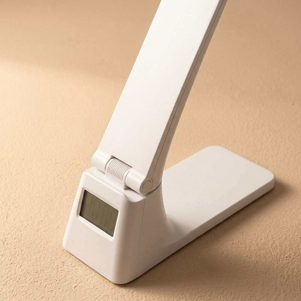 Chargebeam™ 15W Wireless Charging Desk Lamp, material and detail close-up