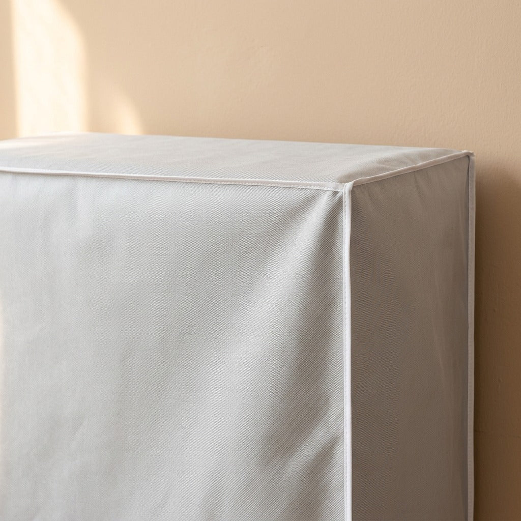 Covercalm™ Oxford Cloth Air Conditioner Cover, material and detail close-up