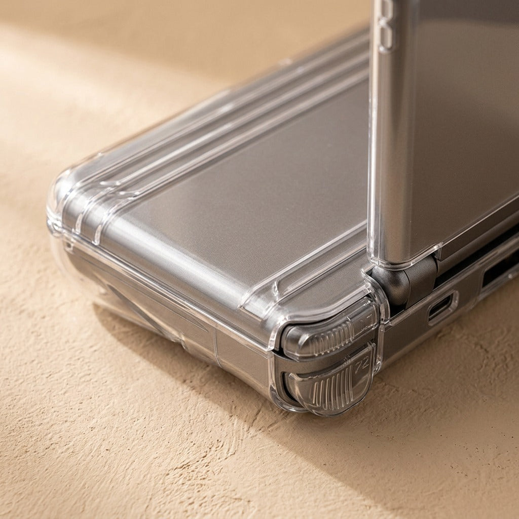 Thorveil™ AYN THOR Transparent TPU Protective Case, material and detail close-up