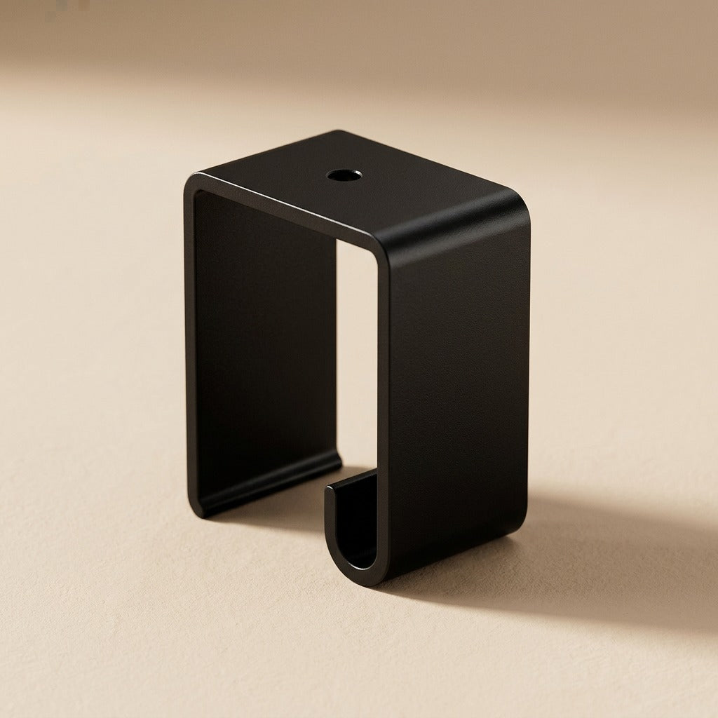 Doorhang™ Space Aluminum Over Door Hooks, material and detail close-up