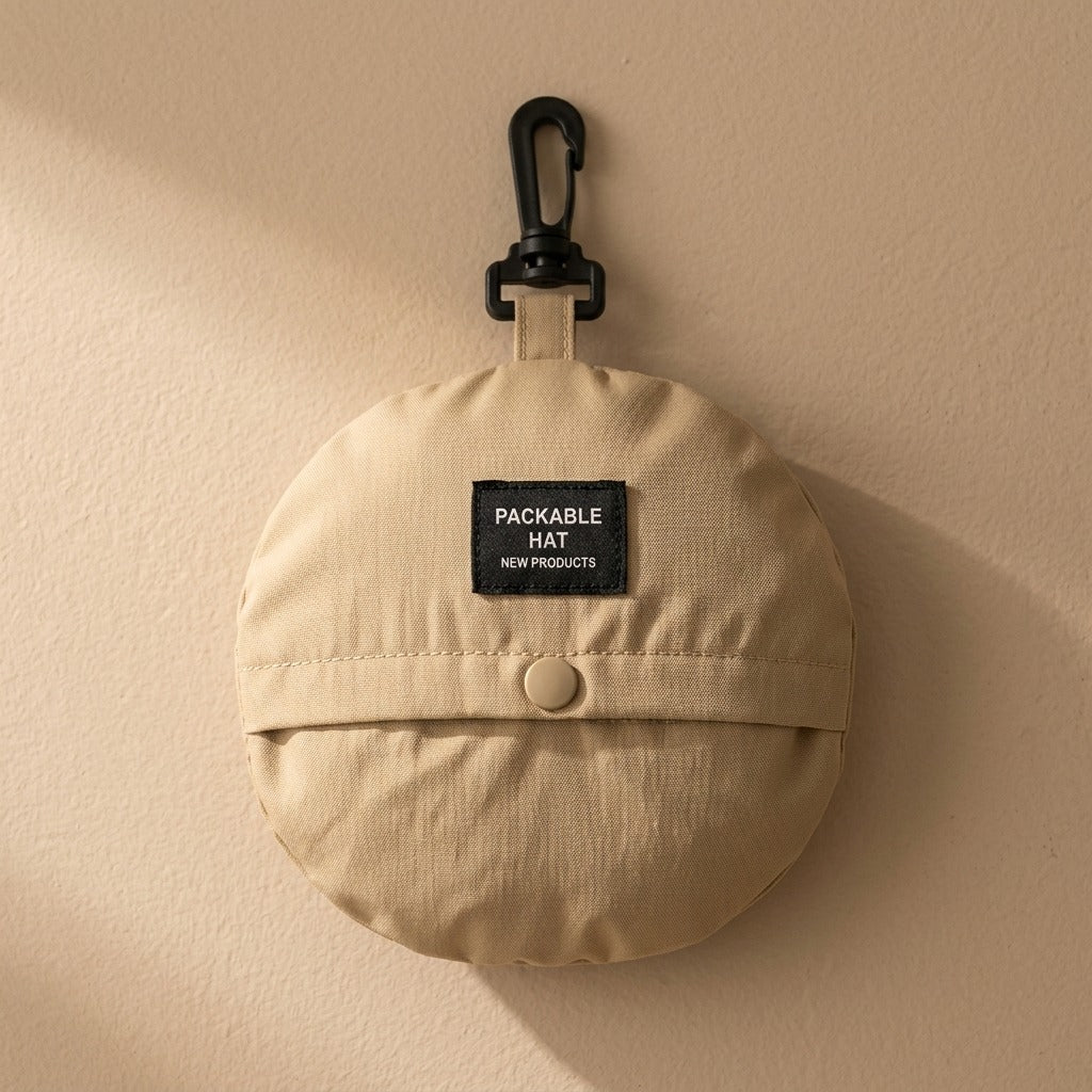 Foldry™ Foldable Quick-Drying Fisherman Hat, material and detail close-up