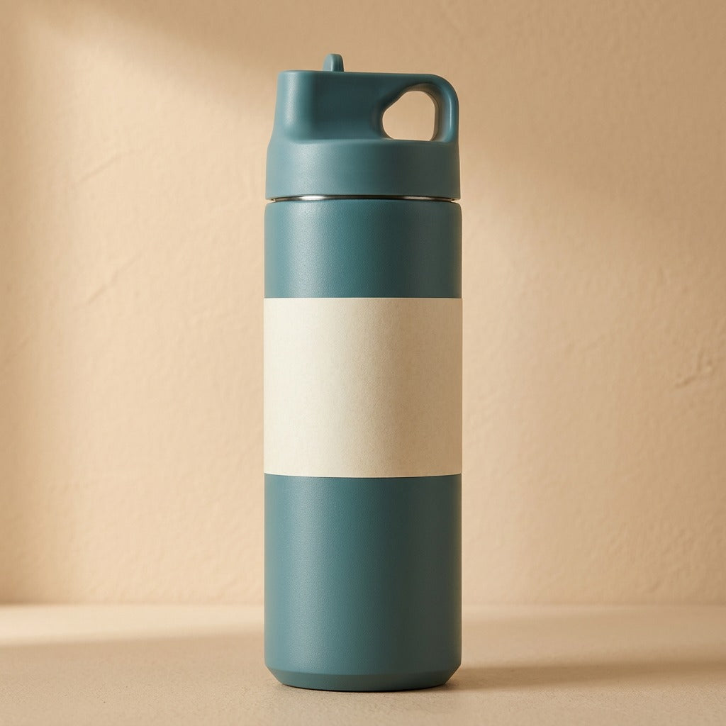 Tempkeep™ 304 Stainless Steel Insulated Water Bottle, material and detail close-up