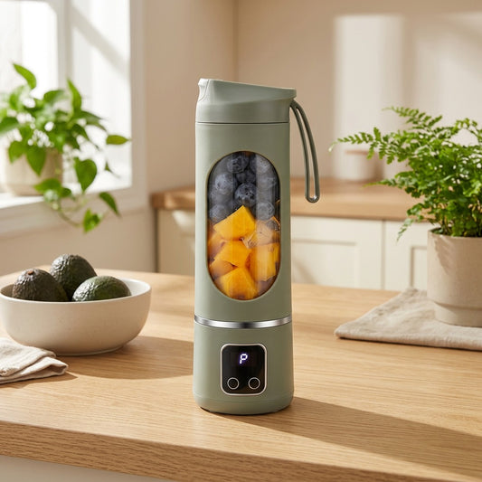 Blendtrip™ Portable Charging Juicer Cup in a calm home setting