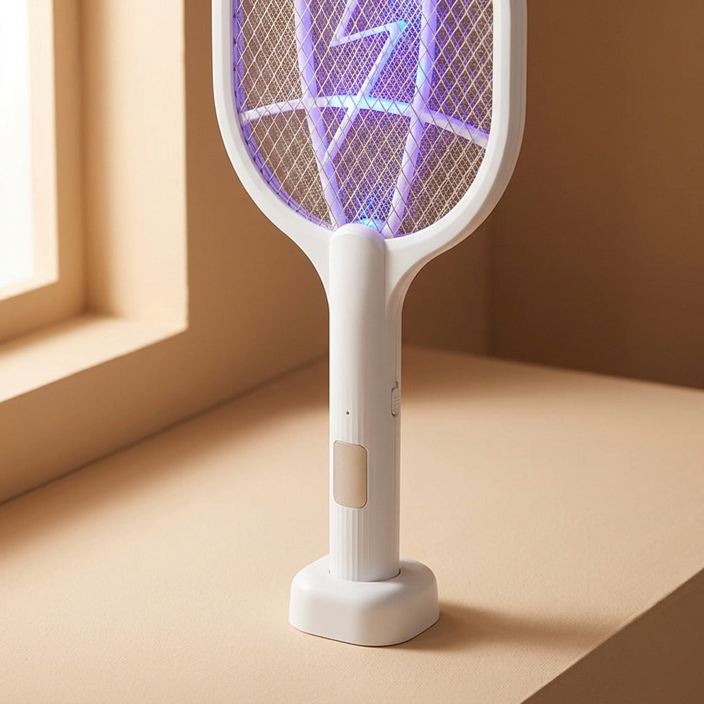 Bugzap™ Electric Mosquito Swatter Lamp, material and detail close-up