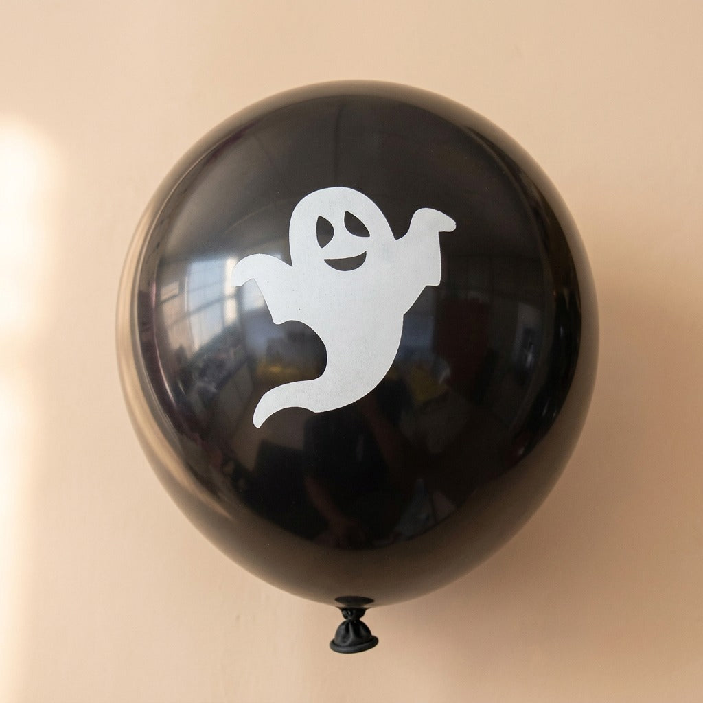 Booair™ 12-Inch Halloween Latex Balloons, material and detail close-up