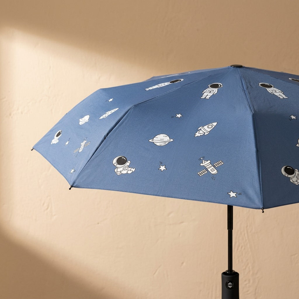 Orbitfold™ Three-Fold Astronaut Umbrella, material and detail close-up