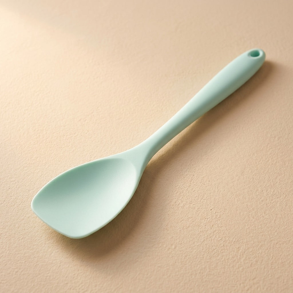 Flexstir™ Silicone Cooking Spatula, material and detail close-up