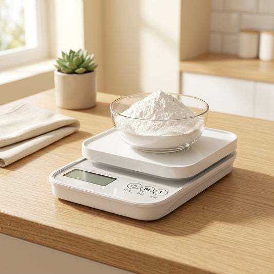 Foodweigh™ ACF-02 Electronic Food Scale in a calm home setting
