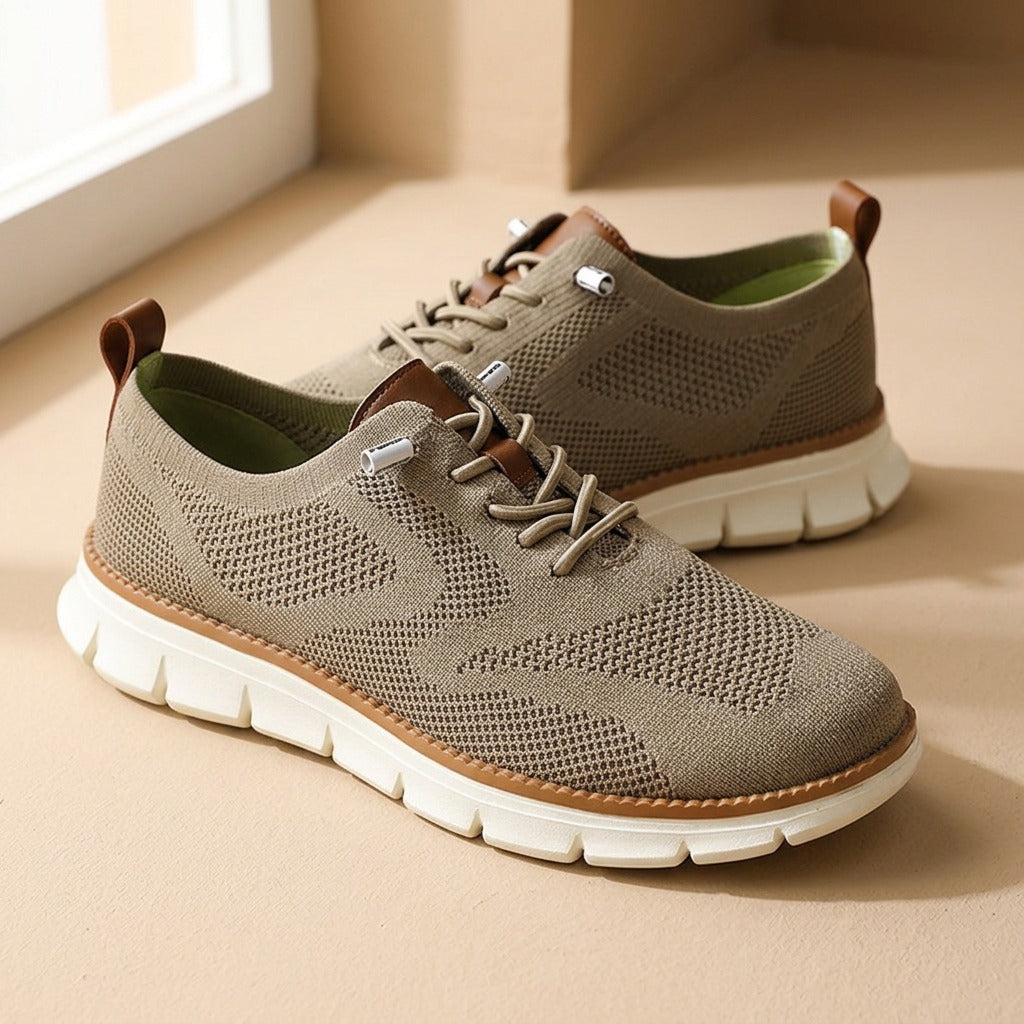 Flystride™ Fly-Knit Men's Running Shoes, material and detail close-up