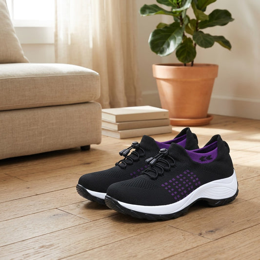 Meshmood™ Mesh Low-Top Casual Shoes in a calm home setting