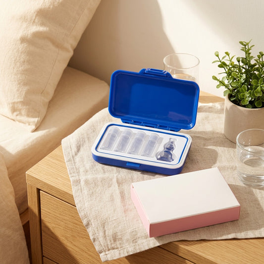 Pillhaven™ Pill Storage Box in a calm home setting
