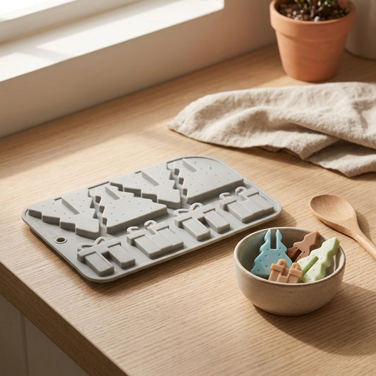 Pinebake™ Christmas Tree Silicone Cake Mold, styled close view