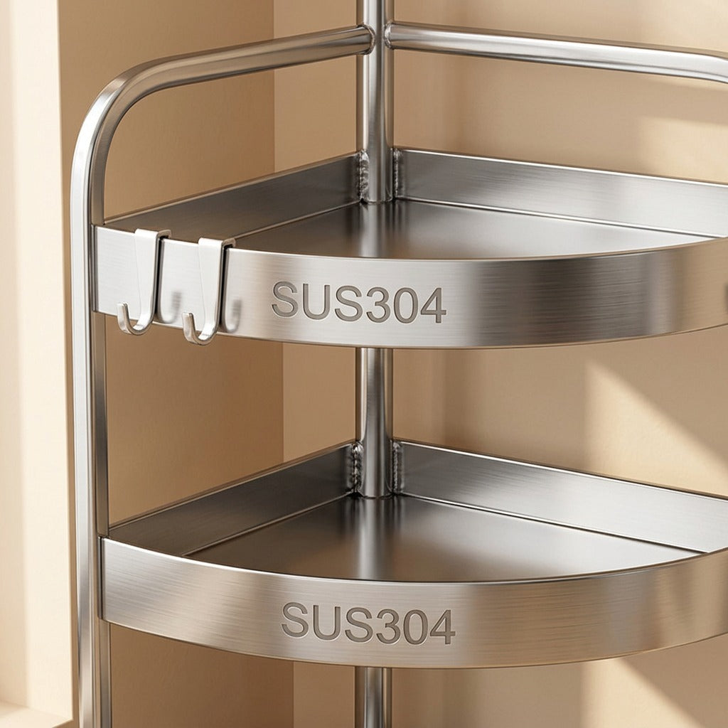 Spicerack™ 304 Stainless Steel Seasoning Rack, material and detail close-up
