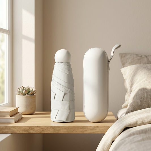 Sunpod™ Sun Protection Capsule Umbrella in a calm home setting