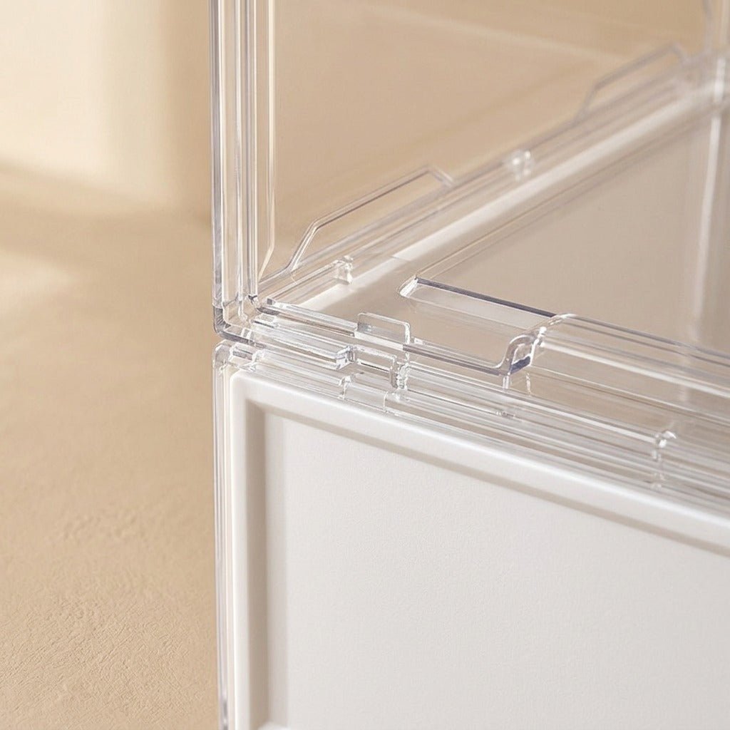 Seethrough™ Transparent Drawer Storage Box, material and detail close-up