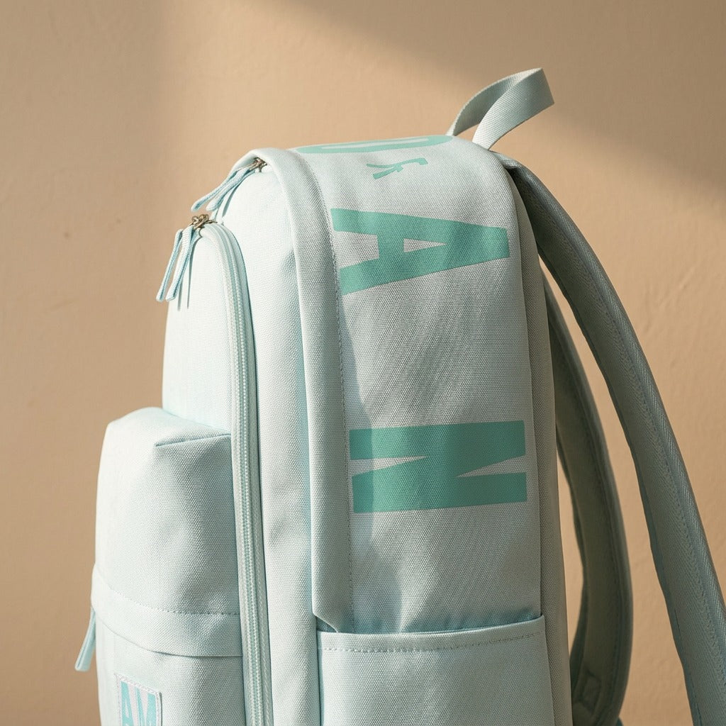 Campusweave™ Oxford Cloth High School Backpack, material and detail close-up