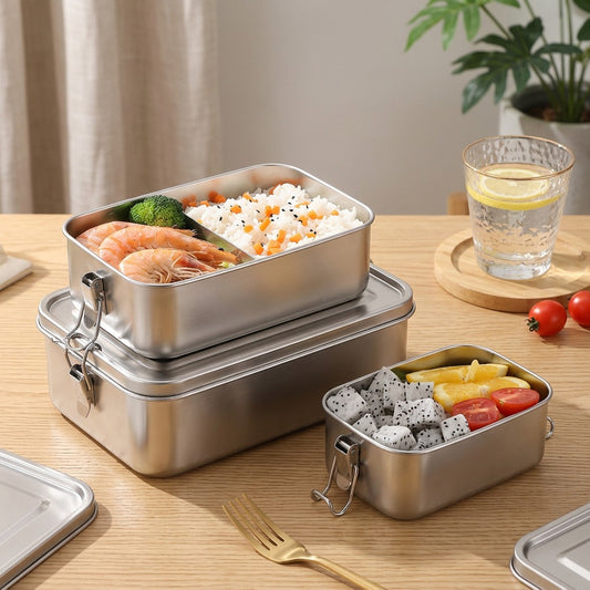 Bitekeep™ 304 Stainless Steel Lunch Box in a calm home setting