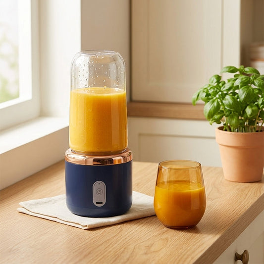 Juiceblend™ Rechargeable Portable Juice Cup in a calm home setting