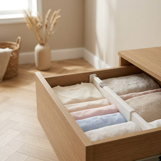 Drawersplit™ PP Drawer Divider Partition, styled close view
