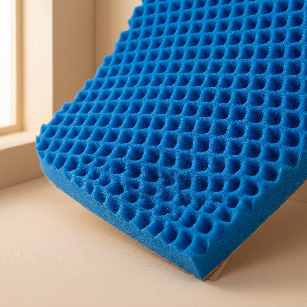 Foamstill™ Polyurethane Sound Insulation Cotton, material and detail close-up
