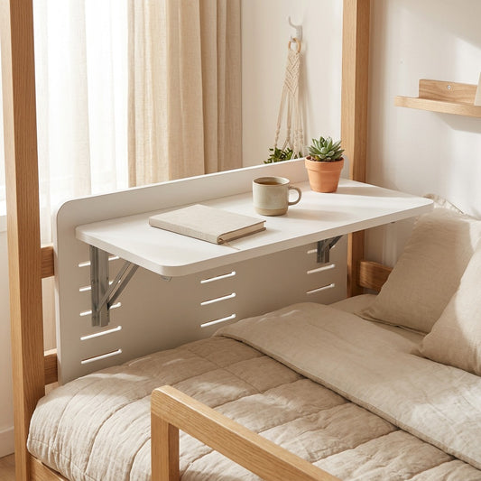 Bedboard™ Foldable Board Bunk Bed Table in a calm home setting