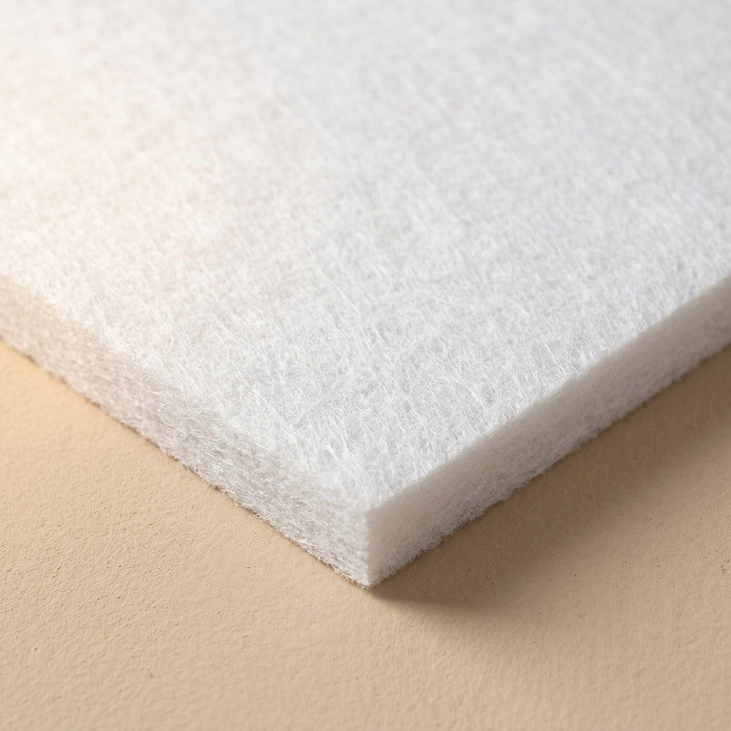 Soundfelt™ Polyester Fiber Sound Absorbing Cotton, material and detail close-up