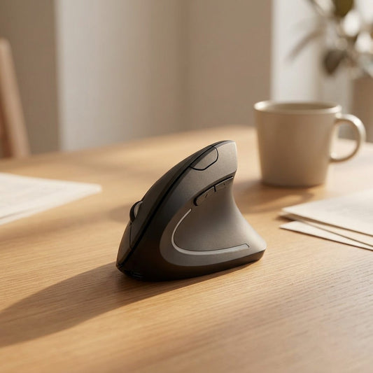 Mouseease™ Vertical Optical Mouse, styled close view