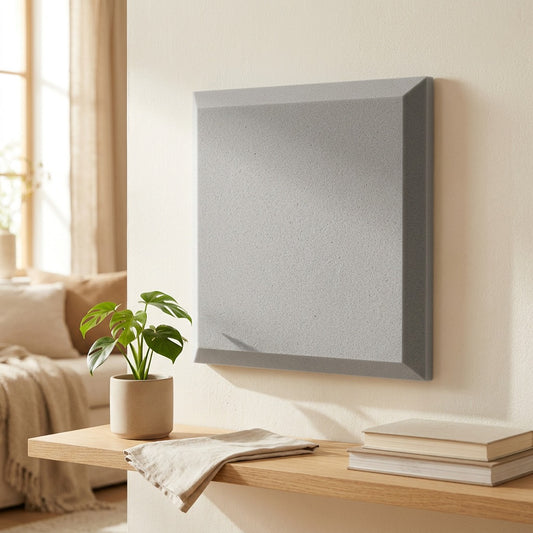 Squarehush™ Polyurethane Square Soundproofing Panel in a calm home setting