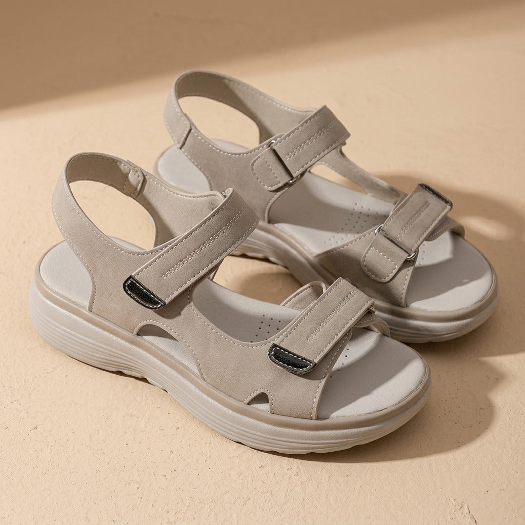 Sandalsure™ Women's Velcro Sports Sandals, material and detail close-up