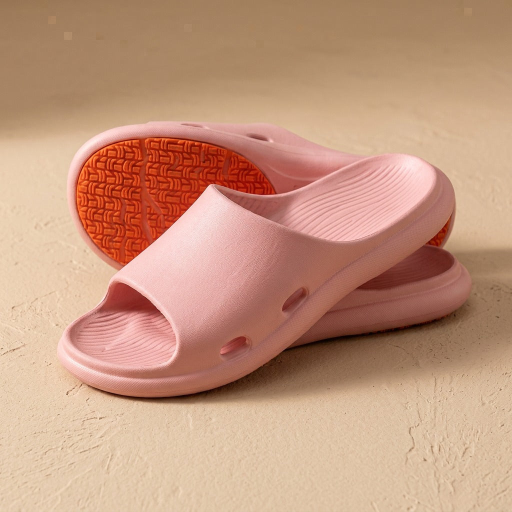 Surestep™ EVA Non-Slip Bathroom Slippers, material and detail close-up
