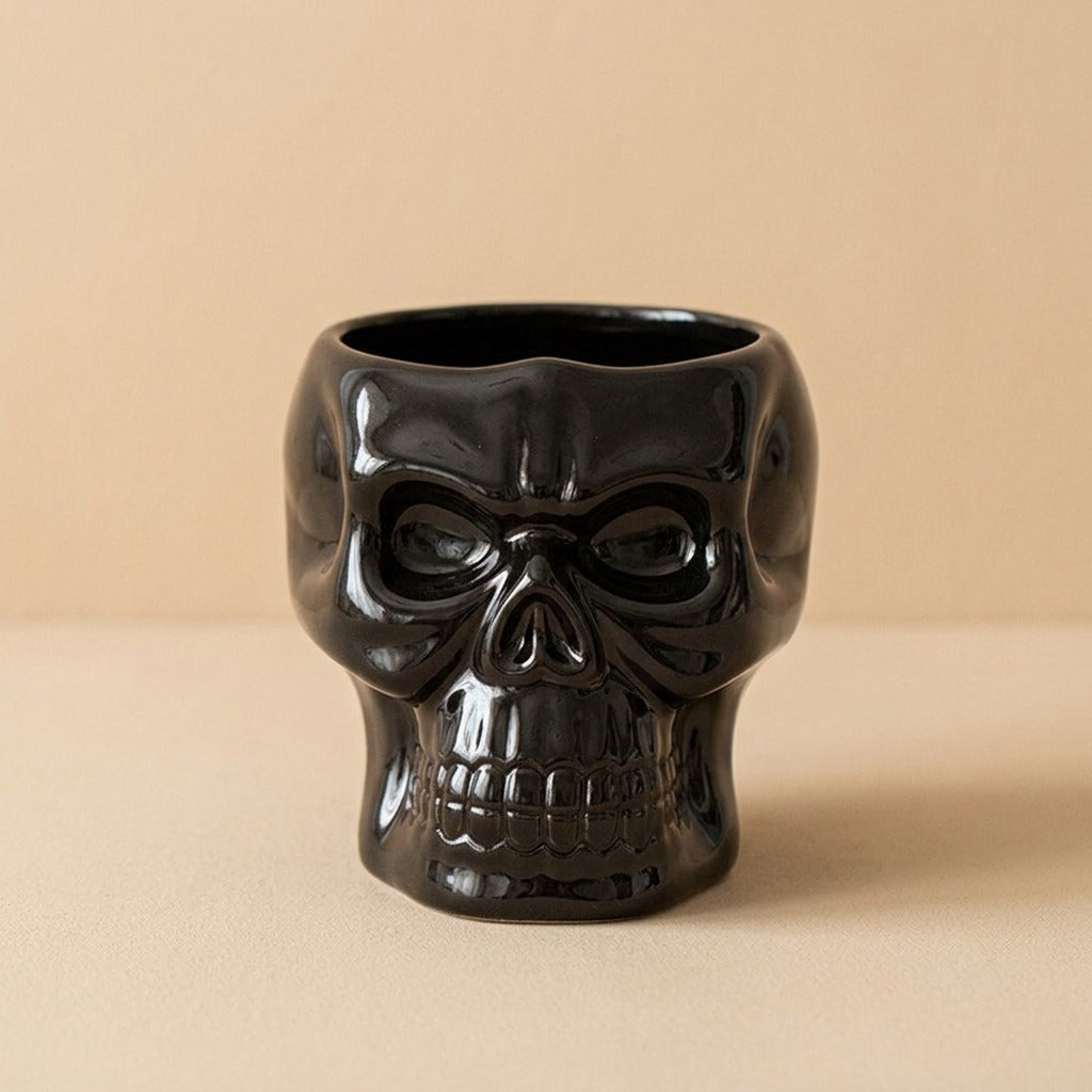 Facebloom™ Character-Head Ceramic Flower Pot, material and detail close-up