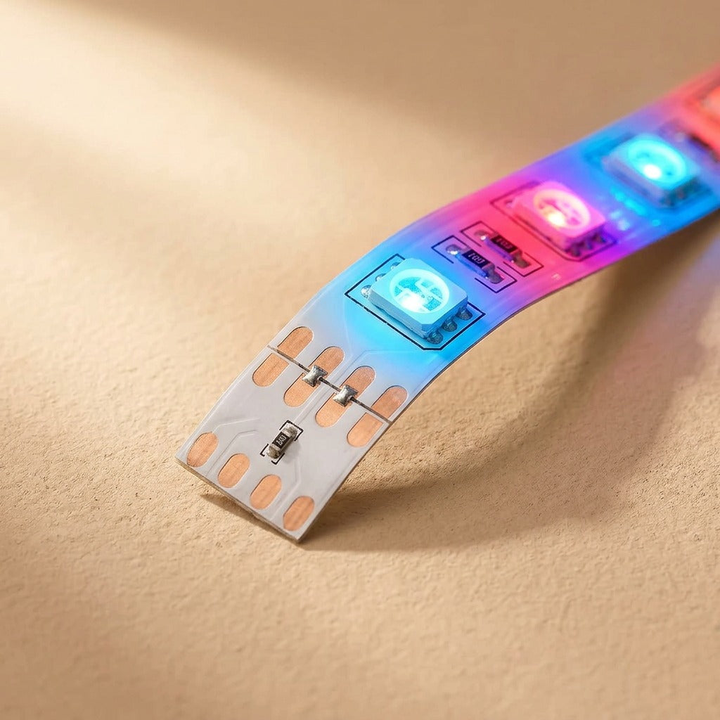 Beatribbon™ RGB Light Strip with Bluetooth Music Control, material and detail close-up