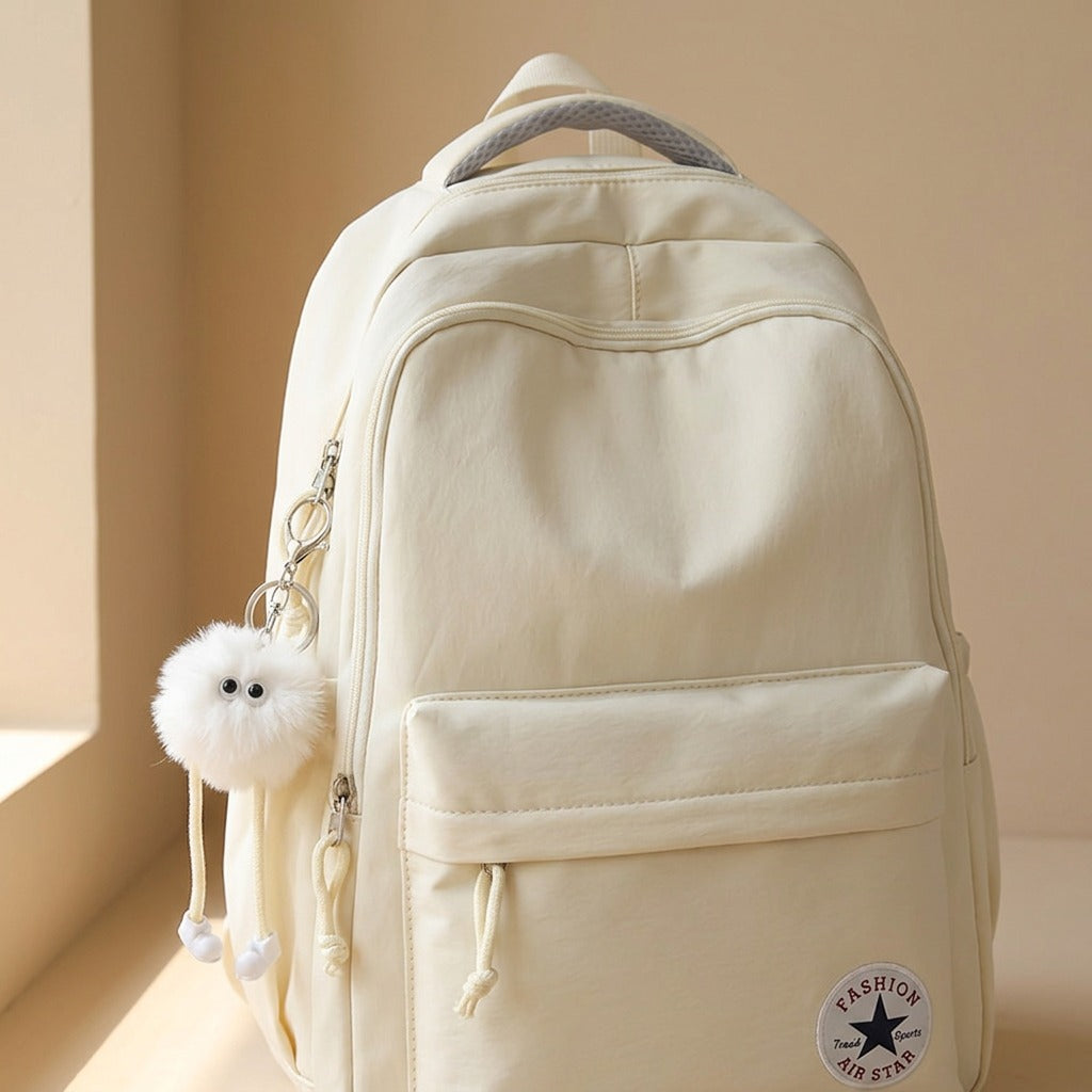 Nylongrove™ Nylon School Backpack, material and detail close-up