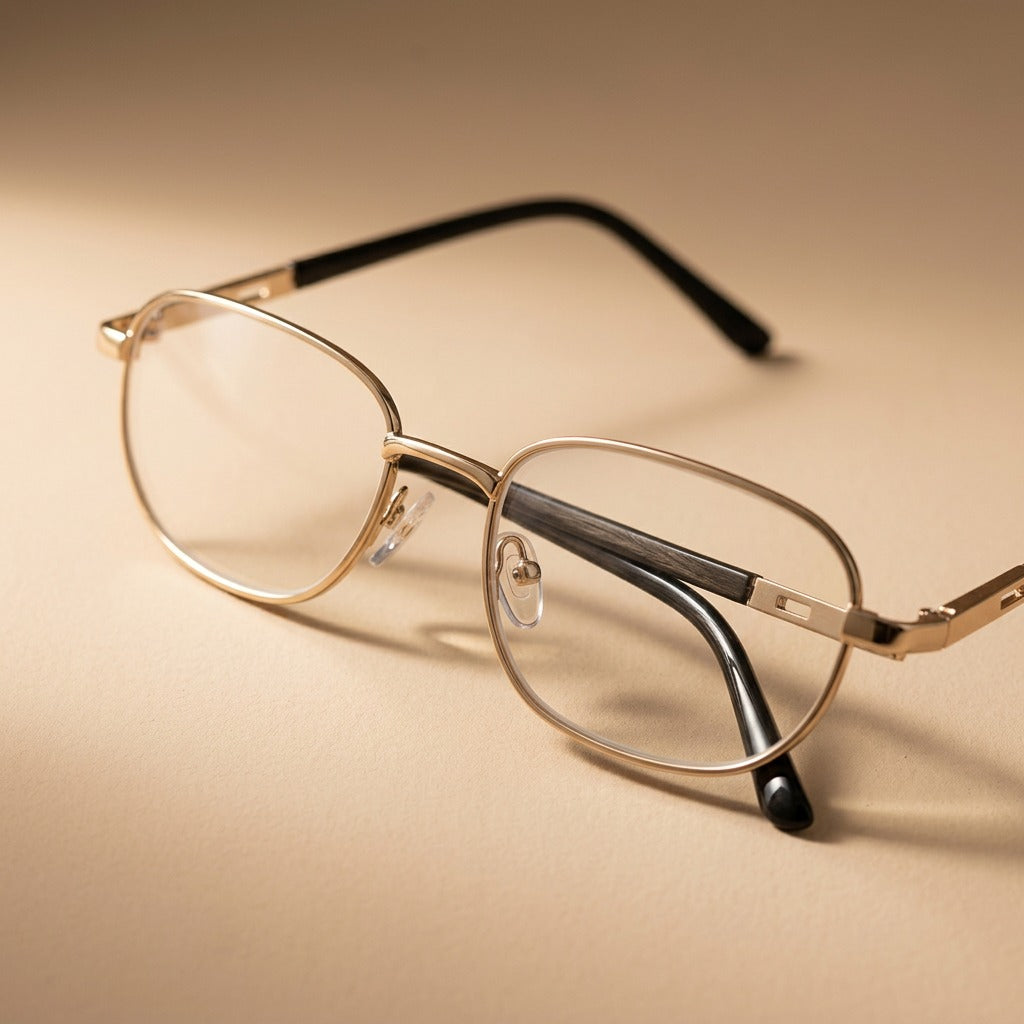 Clearframe™ Full Frame Glass Reading Glasses, material and detail close-up