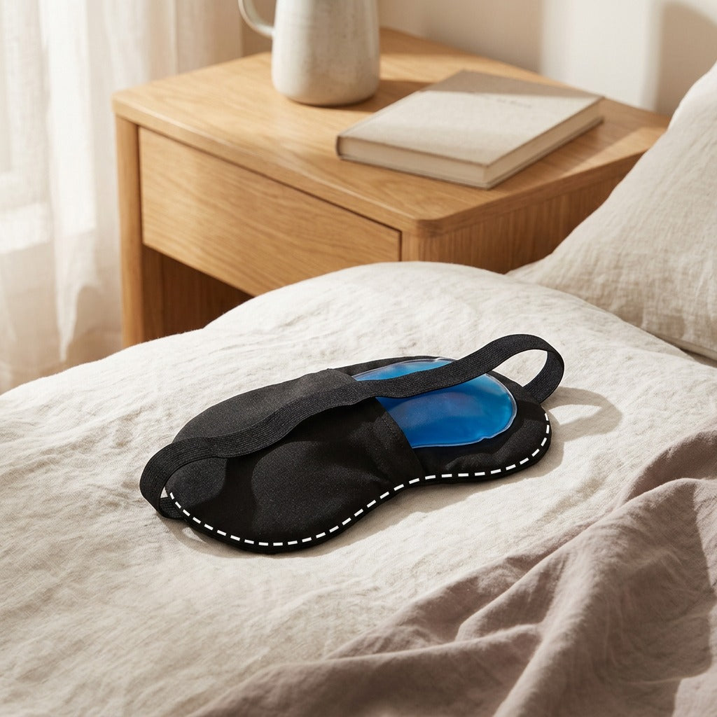 Dewgel™ Gel Eye Mask, styled close view