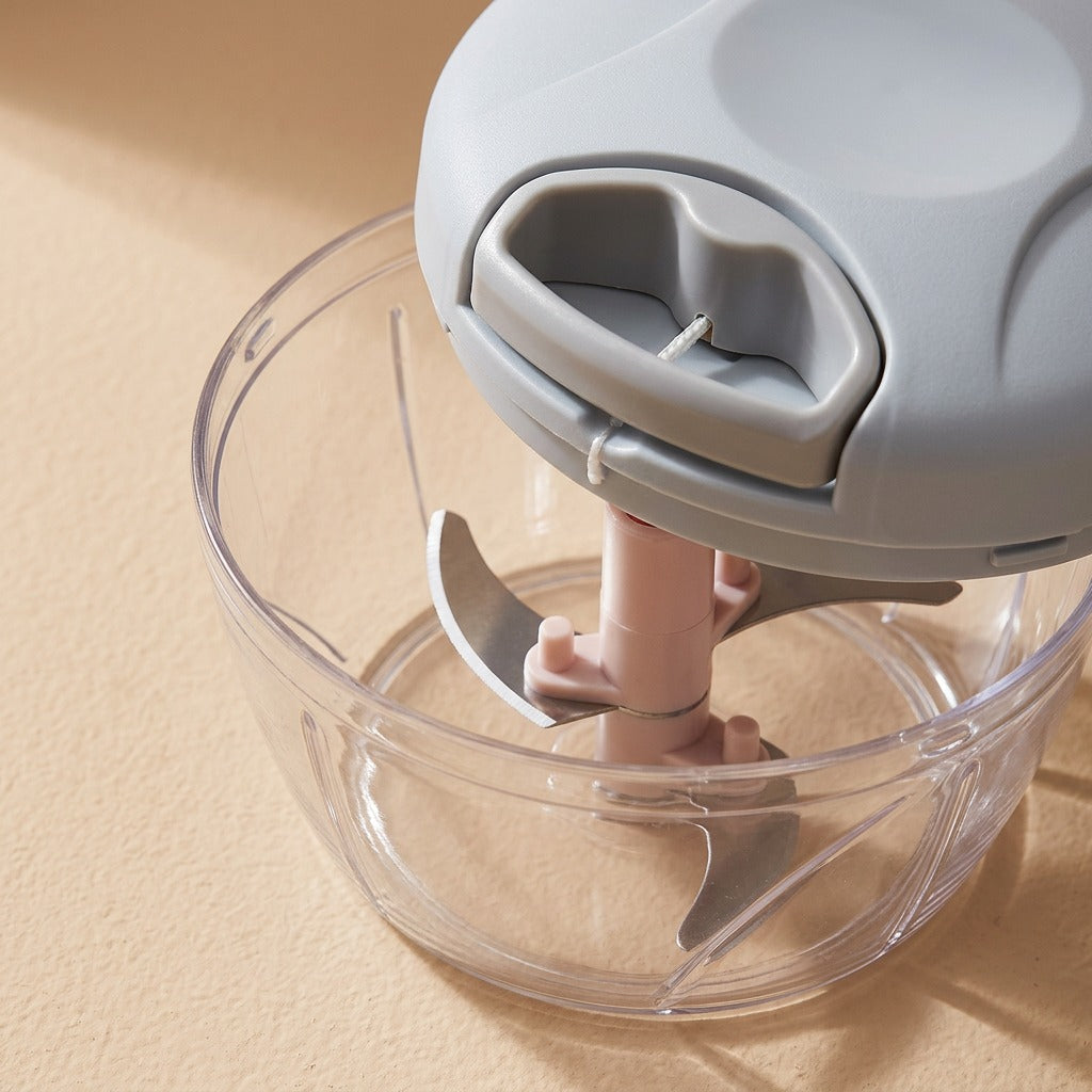 Bulbwhirl™ Manual Garlic Masher, material and detail close-up